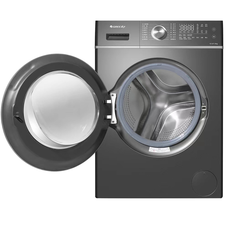格力 (Haier) 纤净滚筒洗衣机 10kg 极净去污洗 烘护随心享 XQG100-DWB1401Dc1(珍珠黑)