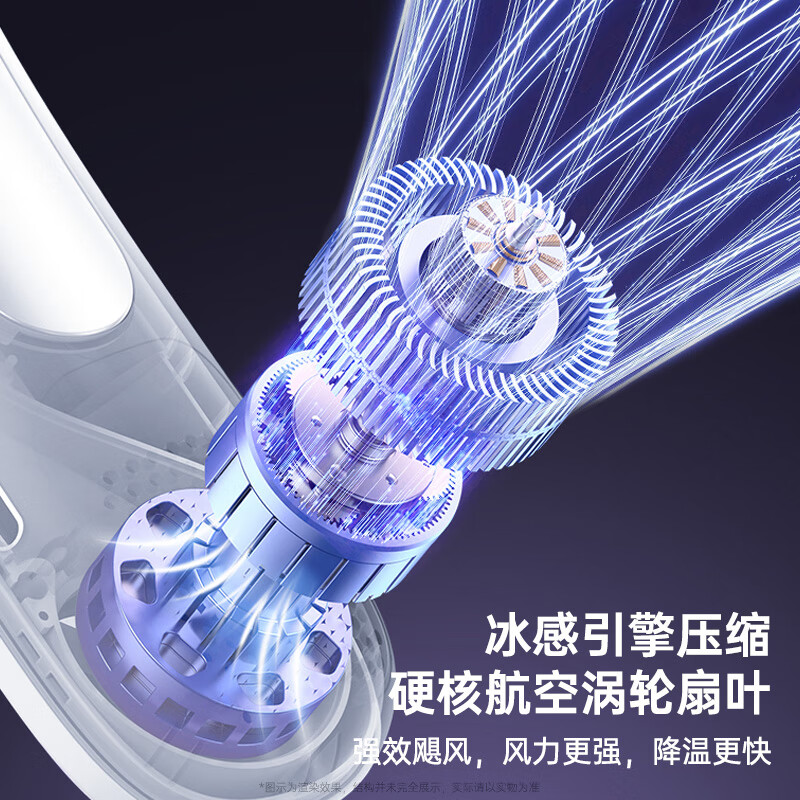 KOVOL科沃挂脖风扇[超导制冷秒降16°C]便携式随身制冷长续航无叶静音挂颈户外运动小风扇高清大图