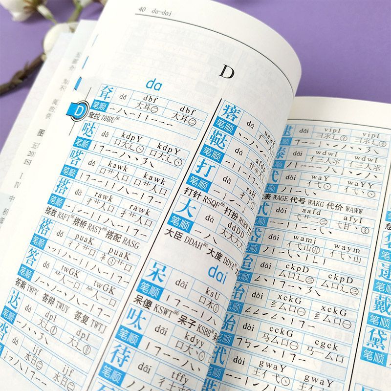 五笔字型笔顺词典中老年人电脑打字新手入门速成练习字根表口诀书口袋