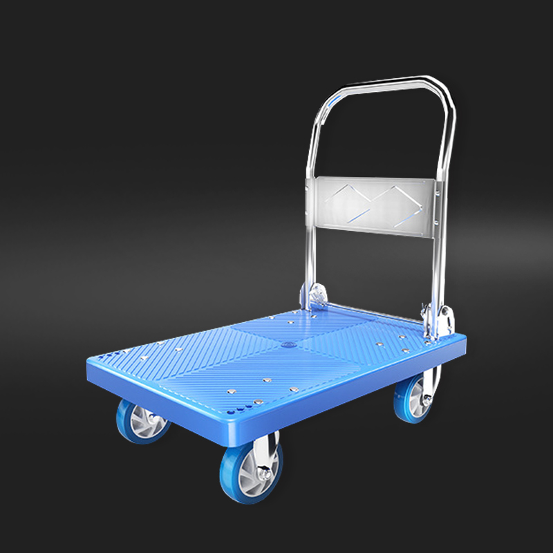 鸿启纳 配5寸防尘轮方管加固折叠手推车承重约800斤 HQN-DH353X 90*60cm(单位:件)高清大图