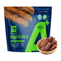 旭一健坤有机牛肉干孜然228g