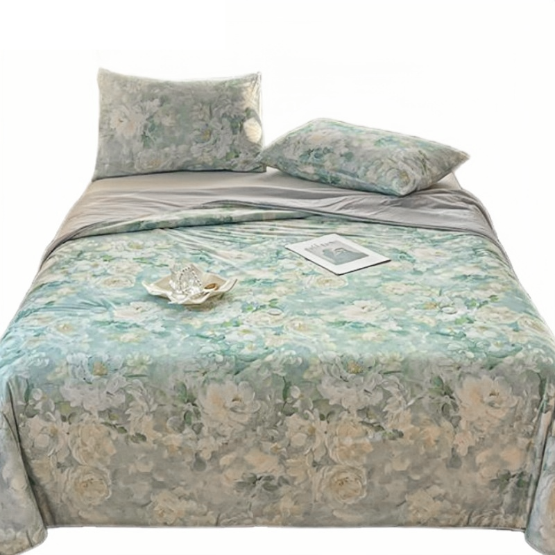 亿洛莱 凉感空调被 150*200cm 条高清大图