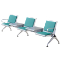 中豫鑫泽 ZYXZ5021039 连排椅 机场椅公共座椅长椅等候椅 三人位加2茶几绿色坐垫