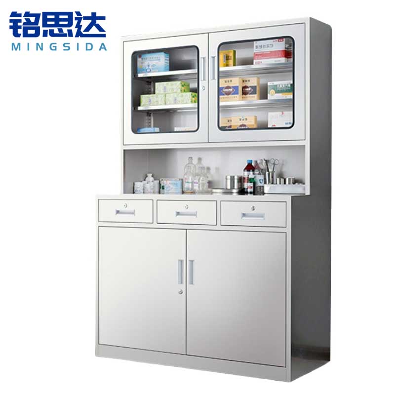 铭思达不锈钢药品柜大号台高清大图