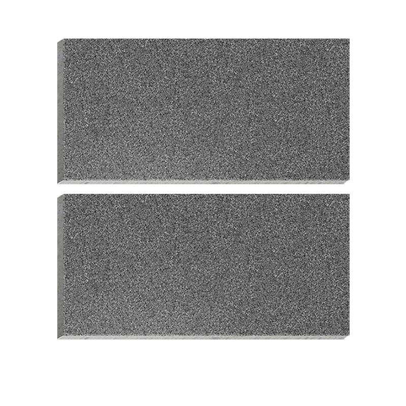 先围 户外地铺石 芝麻黑200*600mm 片高清大图