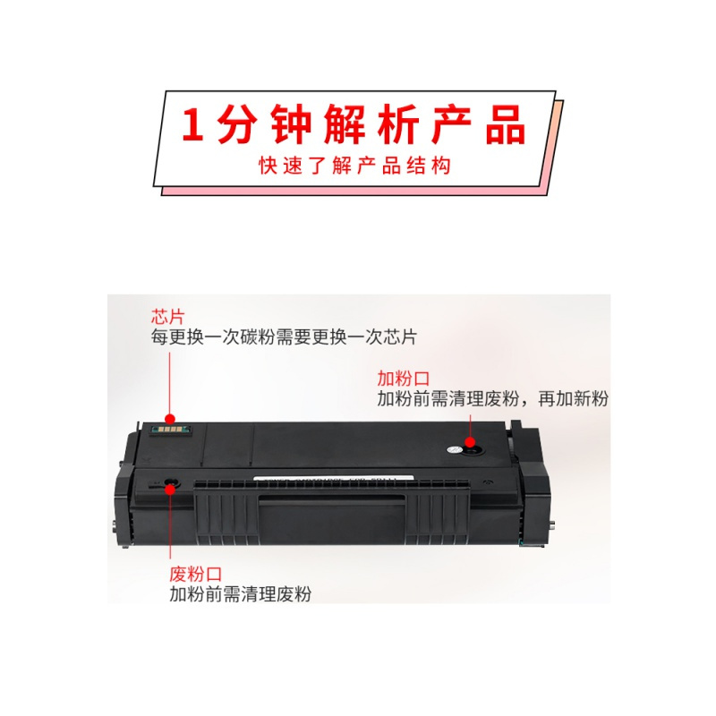 京纪人适用映普生YPS3133DNW碳粉盒TN0033 1133D 4133D硒鼓DR1233