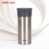 膳魔師(THERMOS)不锈钢保温杯TCMA-400 SBK 不锈钢色 400ML 时尚轻便 /304不锈钢