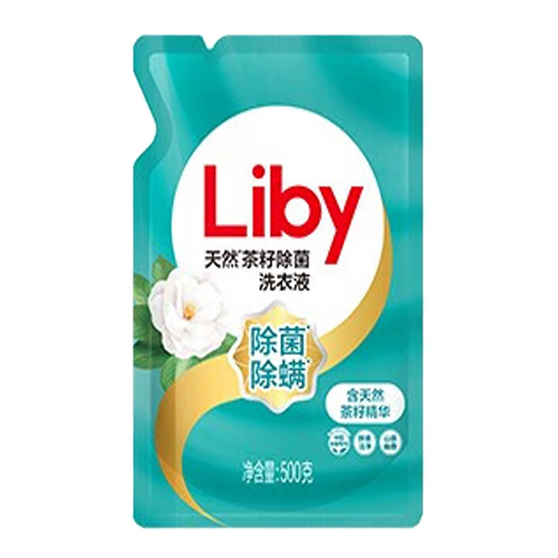 立白 茶籽除菌洗衣液 500g*5袋 组装
