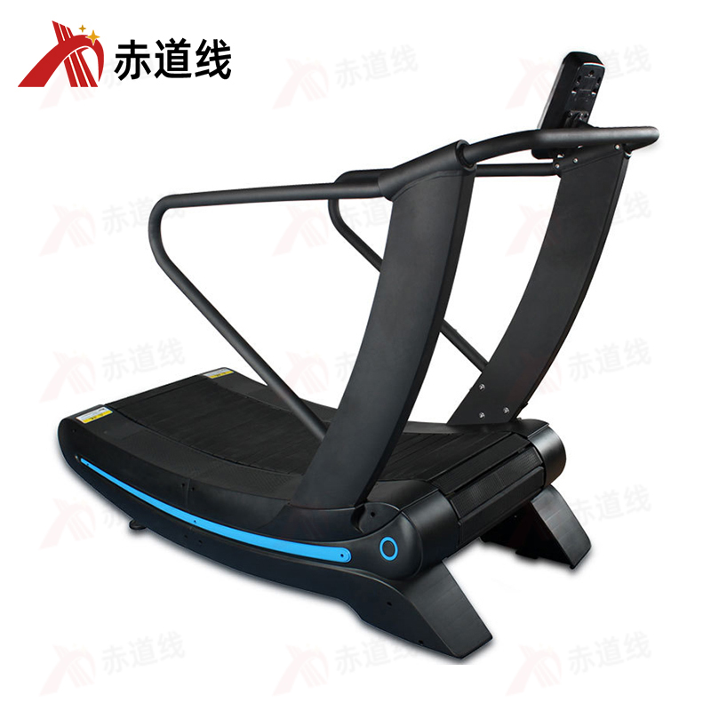 赤道线 无动力跑步机 曲面弧形跑步机 履带式商用自律跑步机CDX-A523S-BCT-12高清大图
