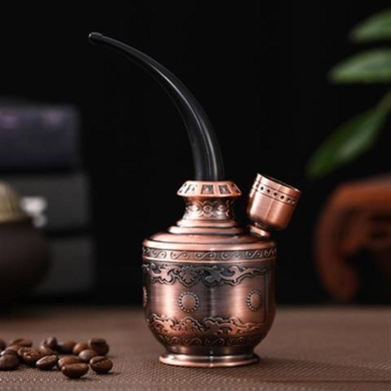 高档精品水烟壶烟斗水烟筒袋壶双重循环过滤个性创意老式男士便携