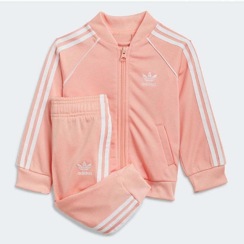 ADIDAS阿迪达斯婴童运动套装舒适立领开衫长裤GN8440 Z