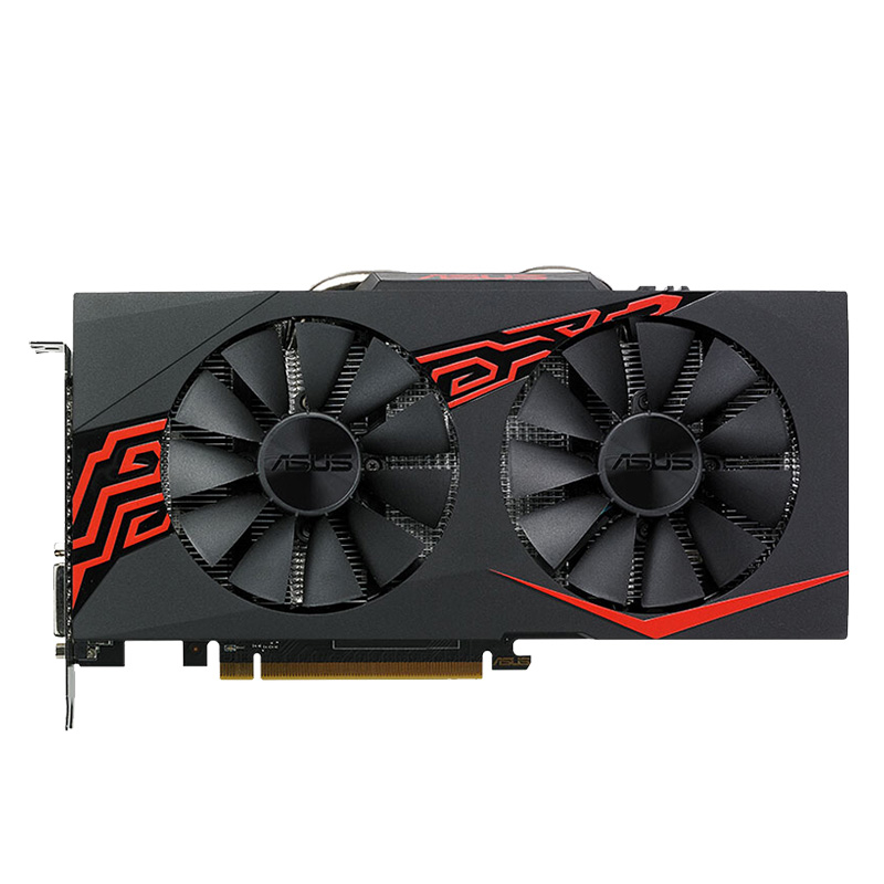 攀升 华硕 rx580 4g升8g 2048sp台式机电脑独显 独立显卡 amd全新吃鸡