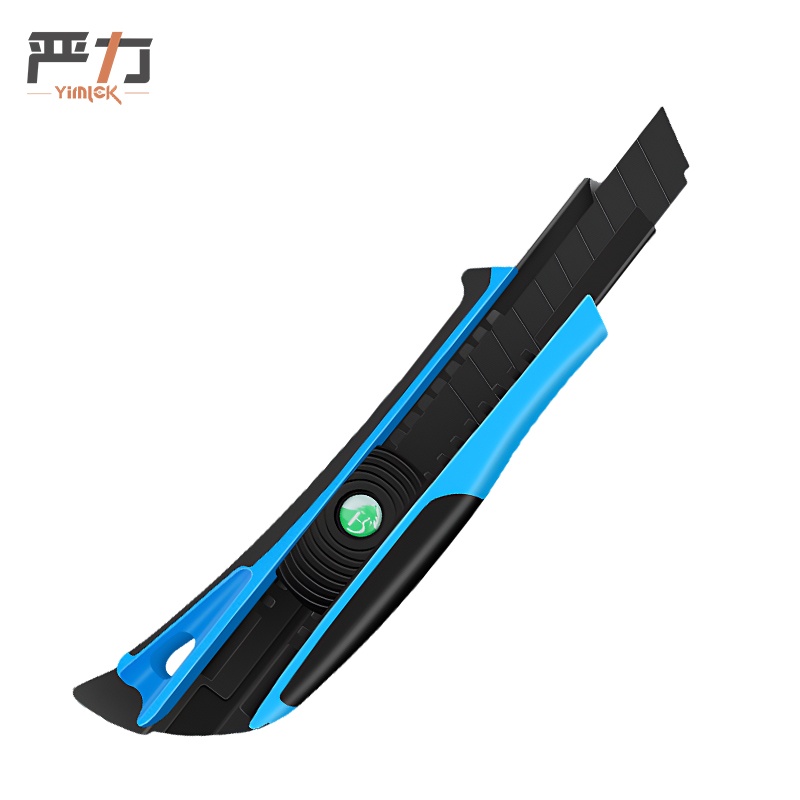 严力YIMLEK 美工刀 蓝色把高清大图