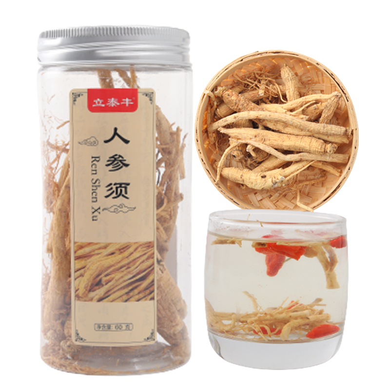 立泰丰 精选人参须60g 滋补煲汤泡酒