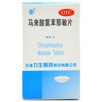 [高危]力生扑尔敏 马来酸氯苯那敏片4mg*100片/盒荨麻疹湿疹皮炎