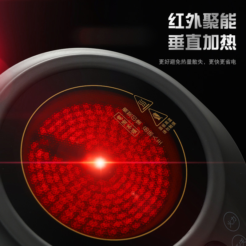 乐么电陶炉煮茶家用迷你功夫养生蒸煮茶器小电热泡茶机光波电磁炉智能保温防干烧[白色单炉]高清大图
