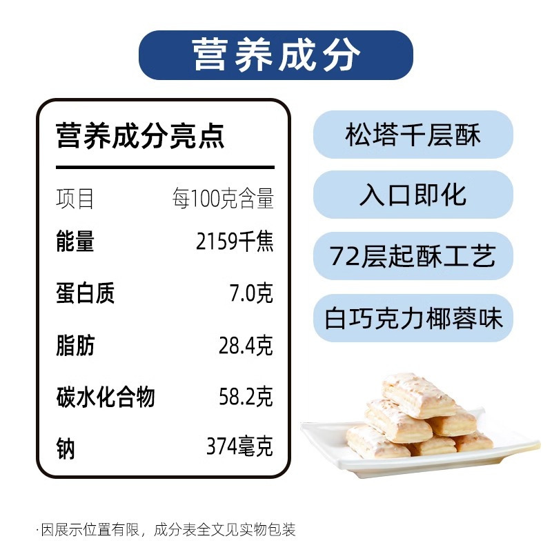 美丹(MEIDAN) 松塔115g*2 (椰蓉白巧克力味)