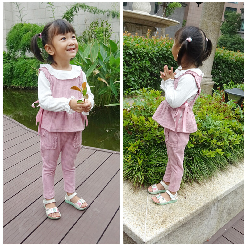 童装女宝宝春秋套装三件套女童装1-2-3-4-5岁婴儿衣服韩版婴幼儿