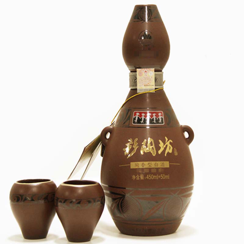 仰韶酒 彩陶坊天时白酒陶香型白酒46度450ml+70度50ml组合装(3瓶整箱装)