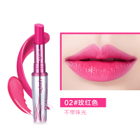 巧迪尚惠(Qdsuh)盈彩魅惑口红唇膏02#玫红色不易掉色不易挂杯持久滋润保湿女2g