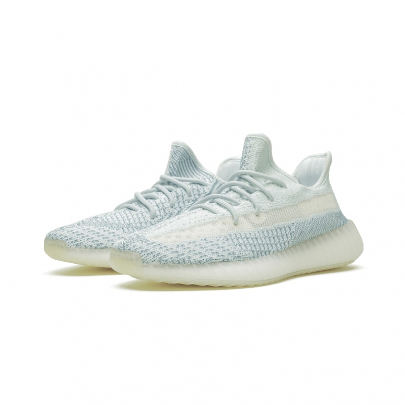 yeezyboost350v2cloudwhite椰子鞋冰蓝云白fw3043