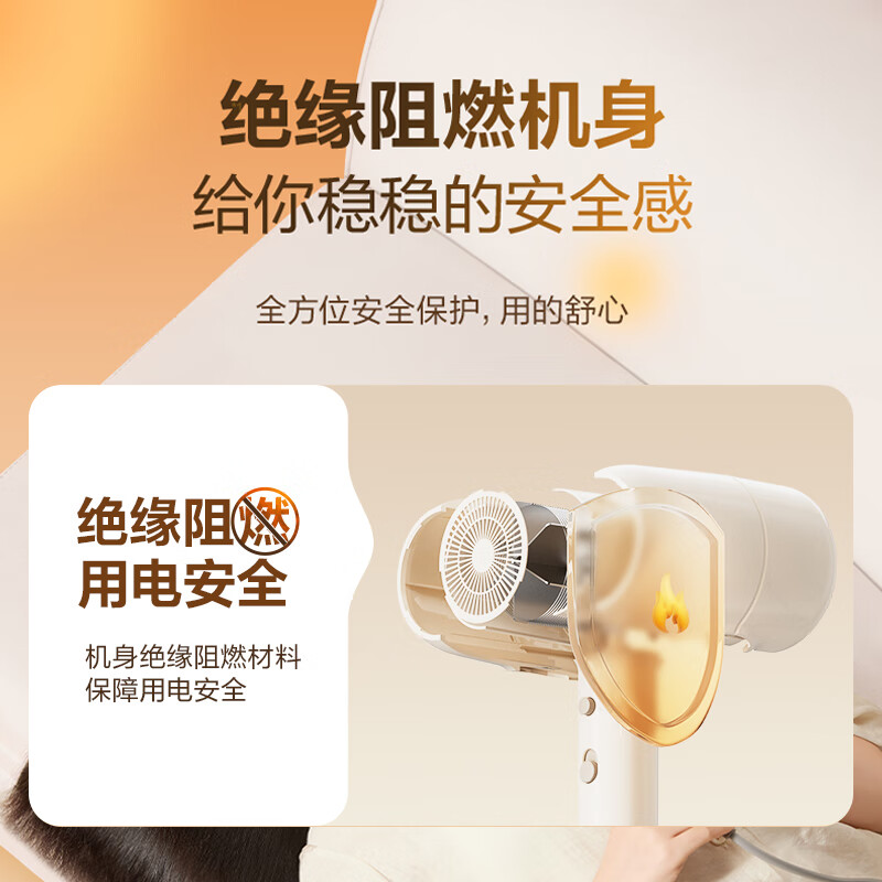 苏泊尔(SUPOR)ZMD安心系列 绝缘阻燃机身 双温双档电吹风HDL-F3高清大图