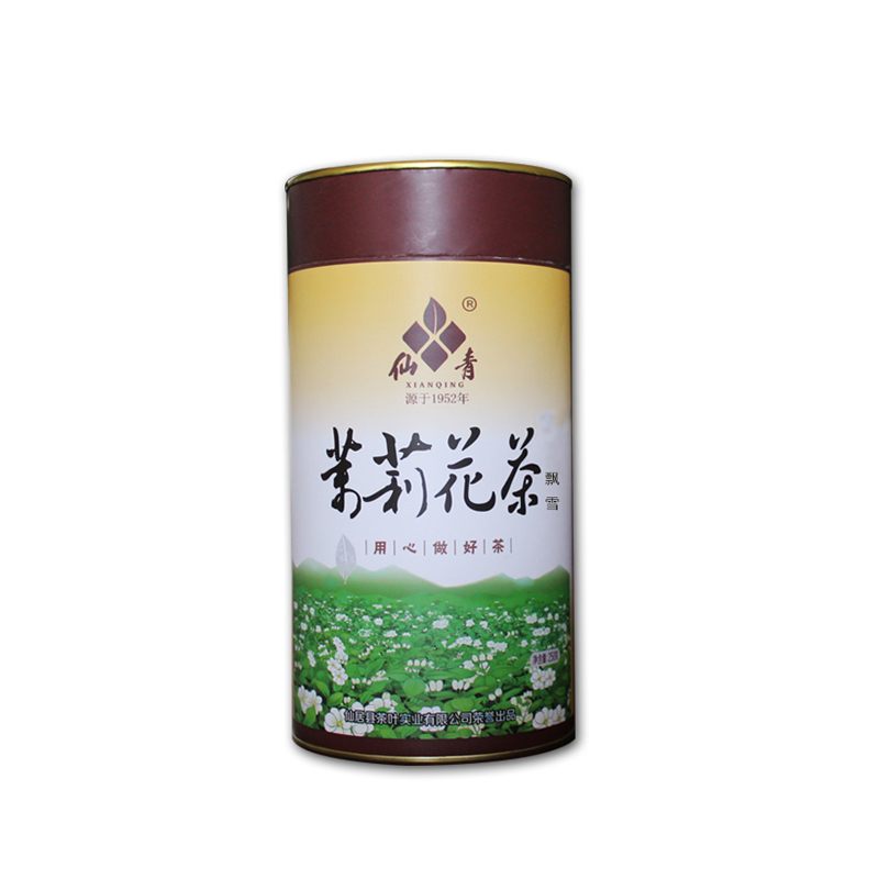 仙青 茉莉花茶飘雪250g罐装