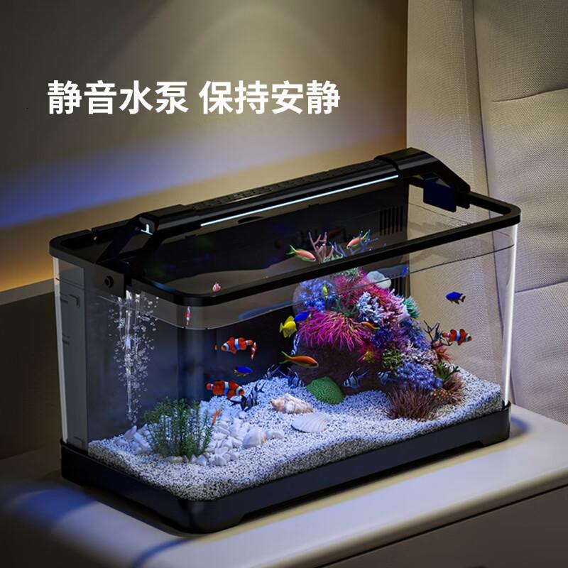 全格懒人鱼缸AS101-14S白色 21.5cm面宽高清大图