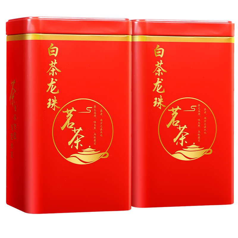 福鼎白茶2016年福鼎老白茶叶寿眉高山茶叶太姥山白茶龙珠罐装500g高清大图