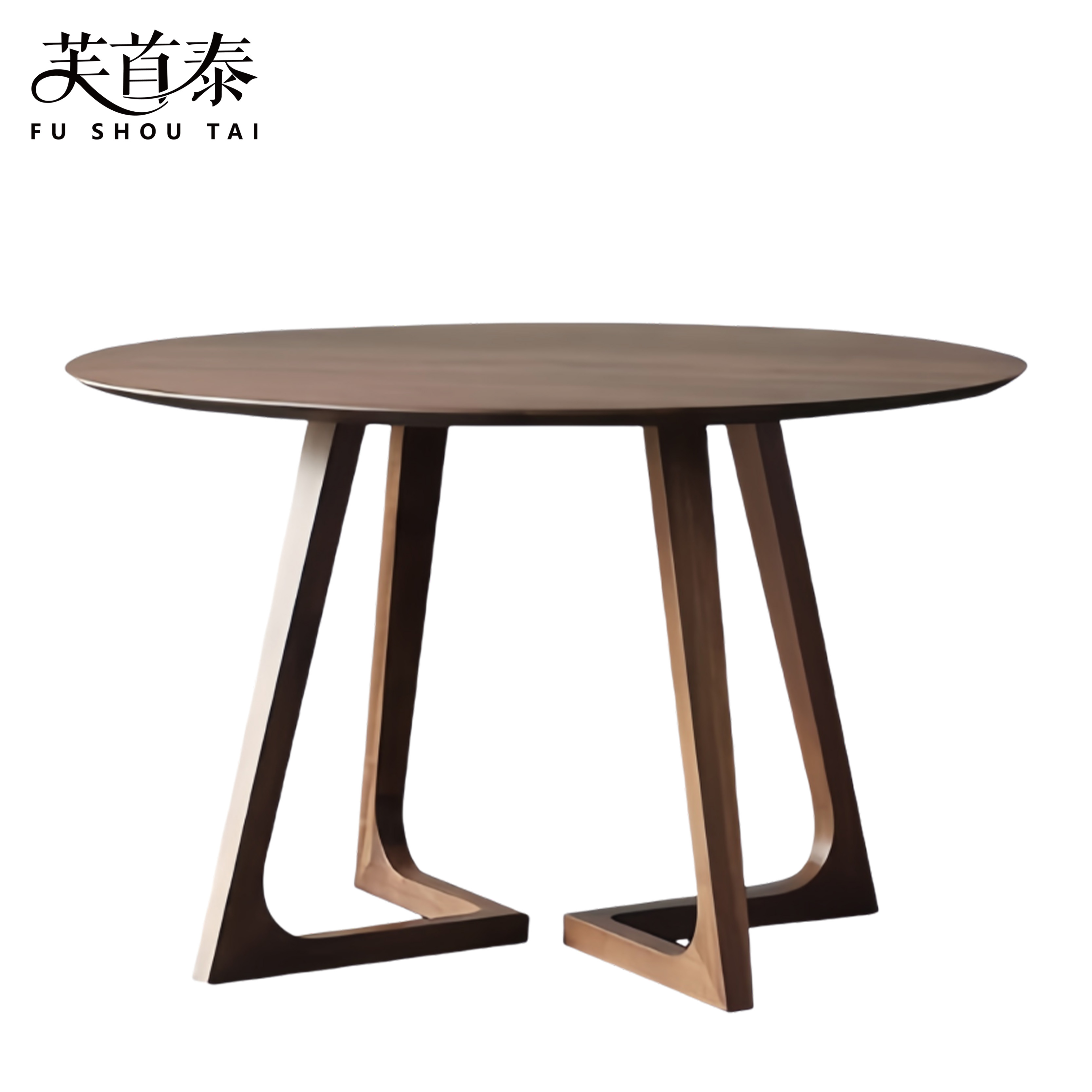 芙首泰实木洽谈桌700*700*750mm张高清大图