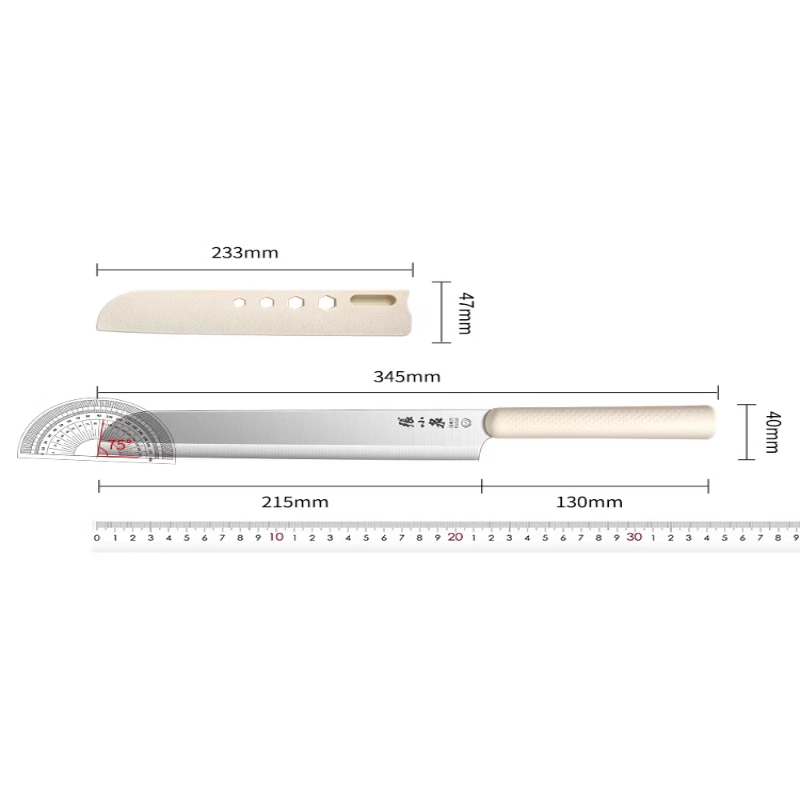 张小泉家用切水果刀商用加长切西瓜专用刀具套装官方旗舰正品8138