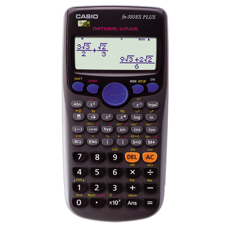 卡西欧(CASIO)FX-350ES科学函数计算器学生考试计算机 英文版
