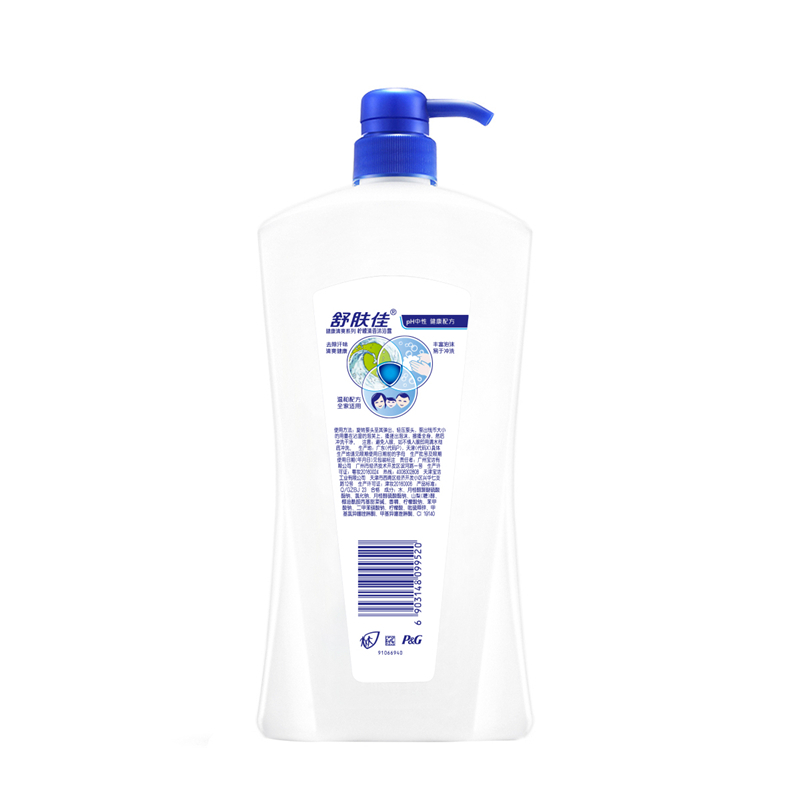 舒肤佳沐浴露柠檬清新型720ml