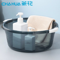 茶花 塑料盆35CM把手防滑盆03421K