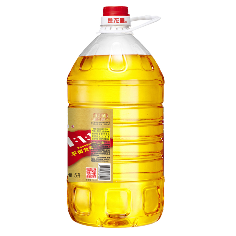 金龙鱼黄金比例食用植物调和油5L (非转)调和油