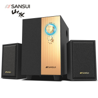 山水(SANSUI) GS-6000(11E)电脑音箱台式有源迷你小音响低音炮 金色