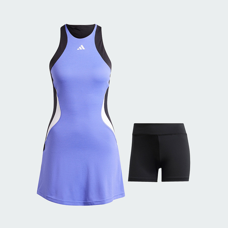 adidas阿迪达斯美国硬地大满贯网球2024秋女运动无袖连衣裙IM9123