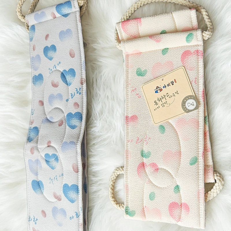 阿里郎 蜜桃拉背澡巾 2条装(颜色随机发)高清大图