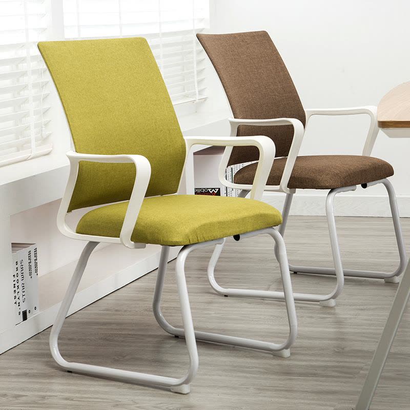 鑫环境 办公椅电脑椅家用办公椅弓形椅子网布会议椅麻将椅四脚椅棋牌室椅学习椅培训椅黑色网椅图片