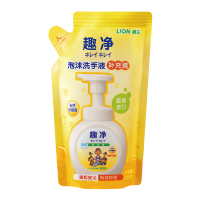 狮王 趣净泡沫 清爽抑菌 柠檬香 洗手液 200ml 600530(单位:袋)