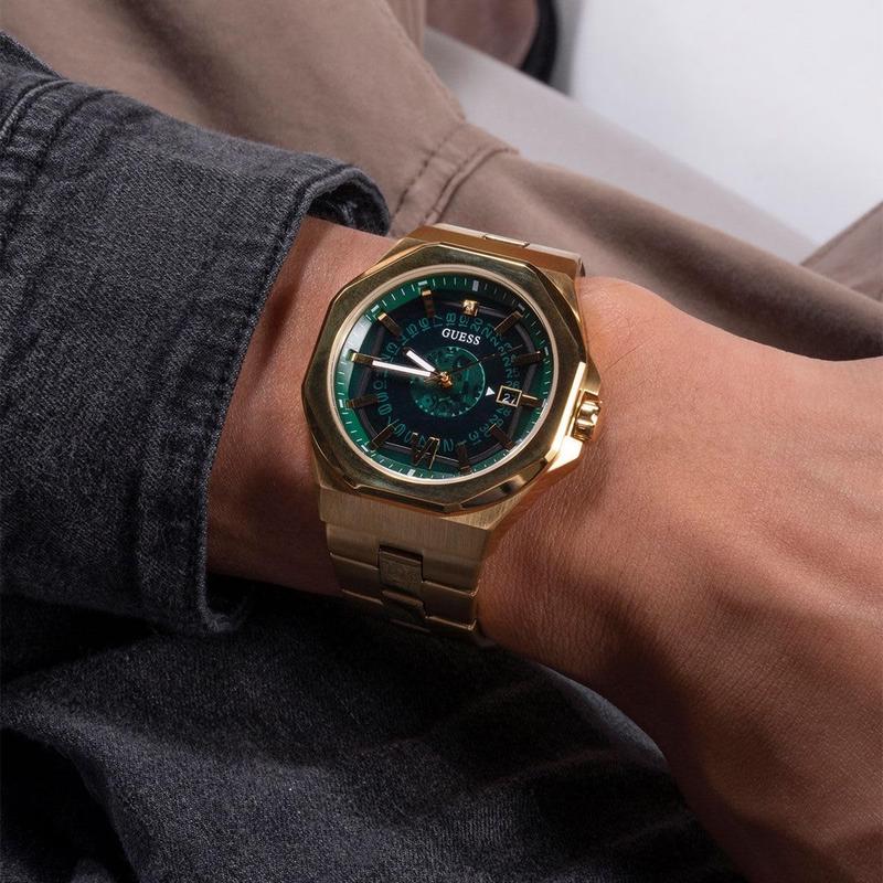 GUESS盖斯男士时尚舒适手表专柜美国代购GW0573G3高清大图