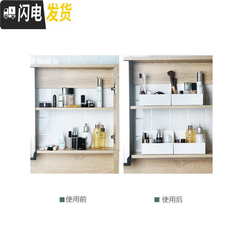 三维工匠镜柜口红化妆品收纳盒唇釉展示架桌面唇膏口红架多格化妆盒高清大图
