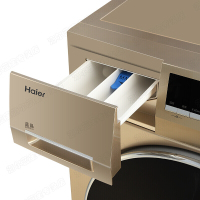 海尔(Haier) 8公斤变频滚筒洗衣机全自动洗烘一体 静音 一级能效 G80629HB14G