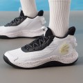 安德玛（Under Armour）男鞋新款运动鞋户外透气轻便训练鞋实战缓震篮球鞋3027626-044 ZP 3026622-101/白色 42.5