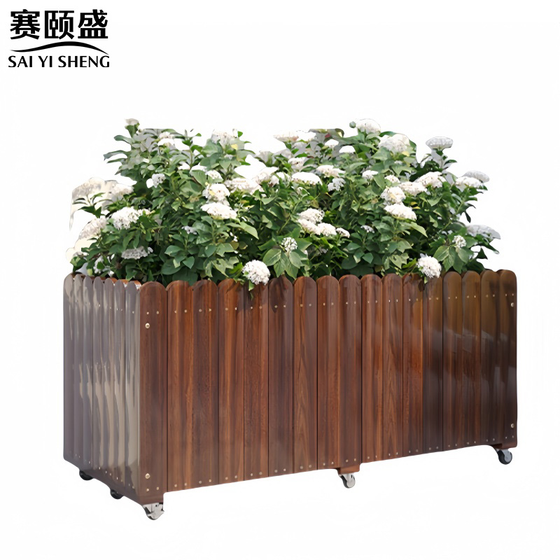 赛颐盛户外滑轮花箱 滑轮花箱1200*600*600mm个