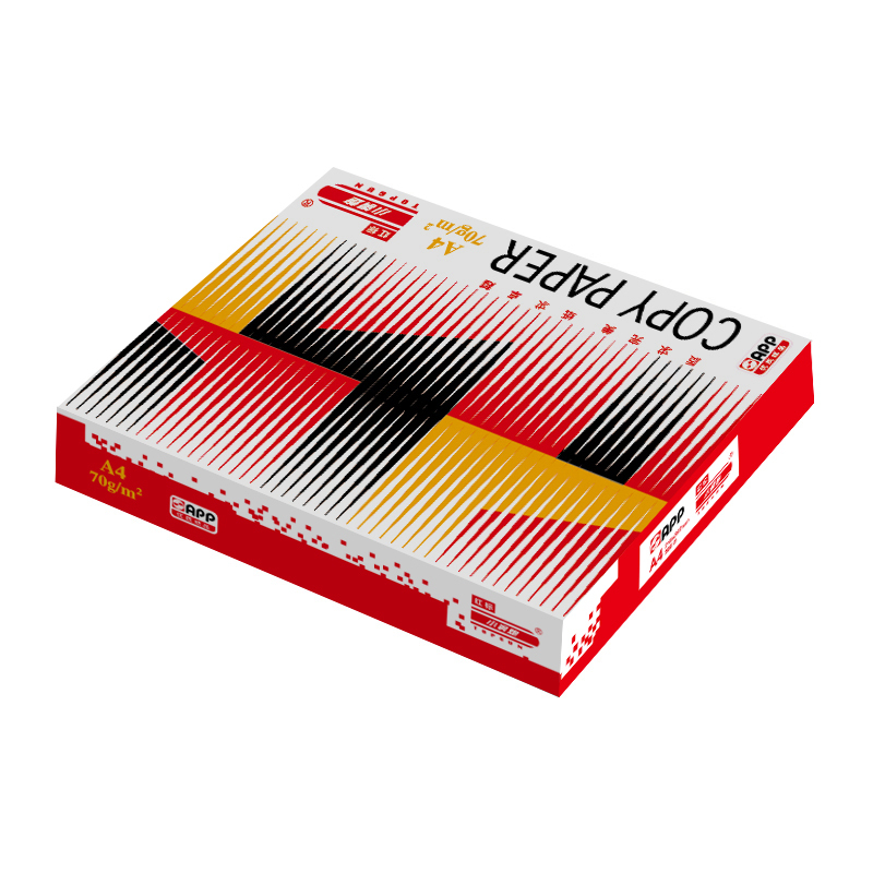 金光(APP)红色小钢炮[A4 70g500张/包 8包/箱]中性去静电复印纸