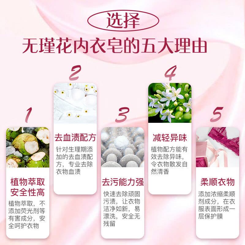 無瑾花-韩国进口 女士内衣洗衣皂图片