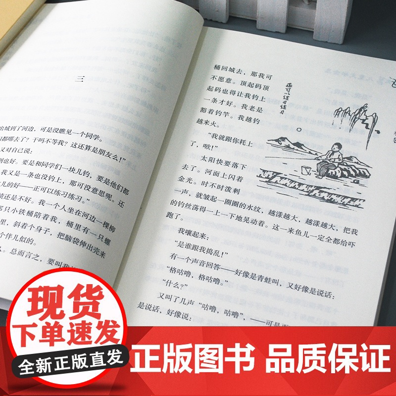 张天翼儿童文学全集(精选四册)大林和小林、宝葫芦的秘密、秃秃大王、金鸭帝国儿童读经典文学作品趣味十足高清大图