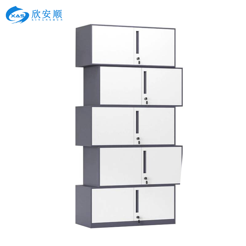 欣安顺 钢制五节档案柜(颜色可选) 900*400*(2000-2050)mm 台高清大图