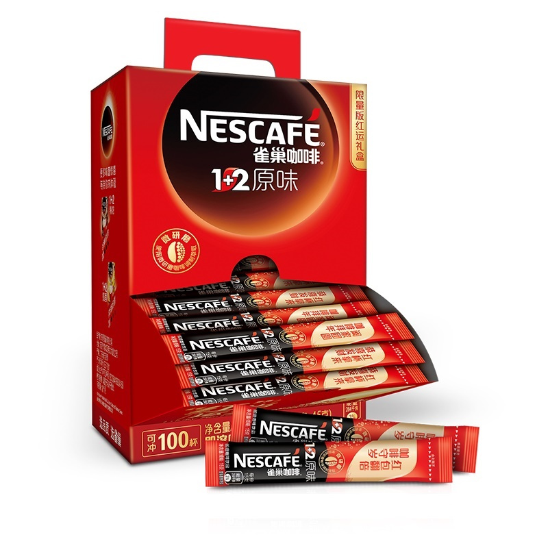雀巢咖啡 1+2原味 1.5kg (100条x15g) 新春特制款